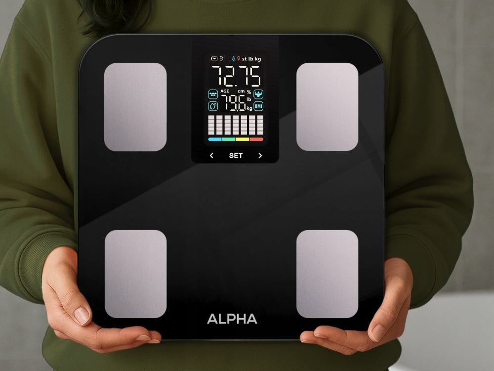 Elektroninės vonios svarstyklės Alpha – su programėle