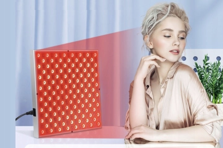 Infraraudonųjų spindulių terapinė lempa su raudona ir infraraudonąja šviesa