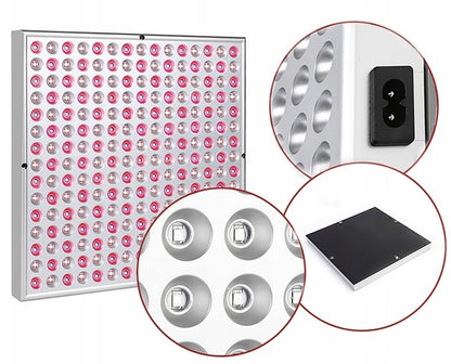 Infraraudonųjų spindulių terapinė lempa su raudona ir infraraudonąja šviesa