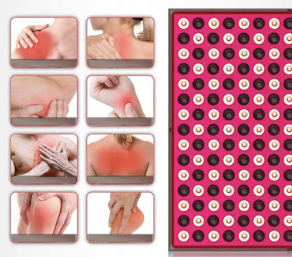 Infraraudonųjų spindulių terapinė lempa su raudona ir infraraudonąja šviesa