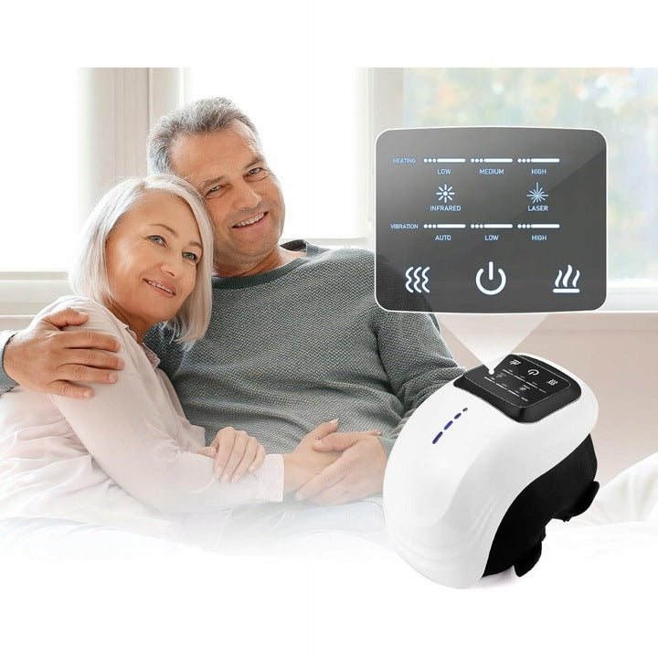 Kelių sąnarių belaidis infraraudonųjų spindulių masažuoklis su LED ekranu