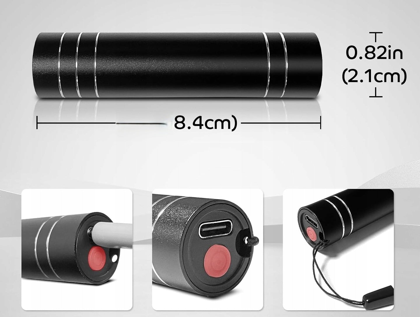 LED fotoninės terapijos žibintuvėlis su raudona šviesa 660 nm - 850 nm raudona