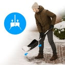 Sniego kastuvas Rippey – aliuminis, sulankstomas, 84 cm, automobiliui