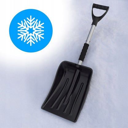 Sniego kastuvas Rippey – aliuminis, sulankstomas, 84 cm, automobiliui