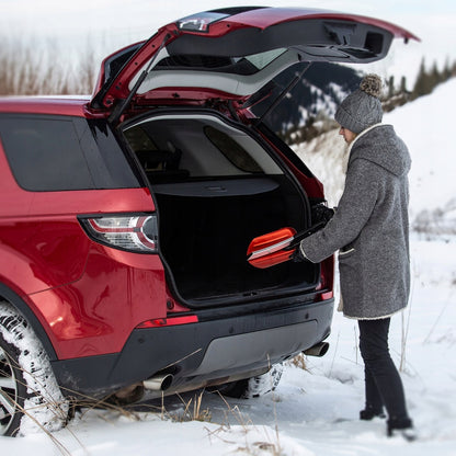 Teleskopinis sniego kastuvas automobiliui KADAX – sulankstomas, aliuminis, 61–76 cm