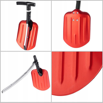 Teleskopinis sniego kastuvas automobiliui KADAX – sulankstomas, aliuminis, 61–76 cm