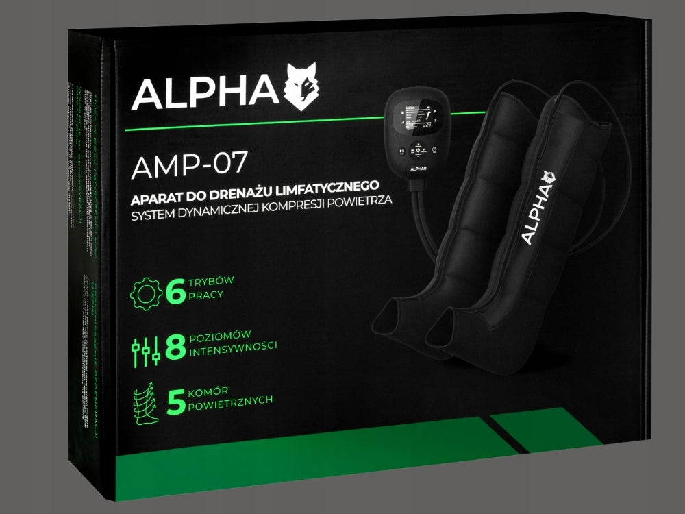 Limfodrenažinis kompresinis kojų masažuoklis Alpha – belaidis