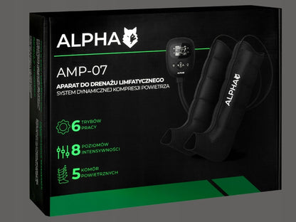 Limfodrenažinis kompresinis kojų masažuoklis Alpha – belaidis