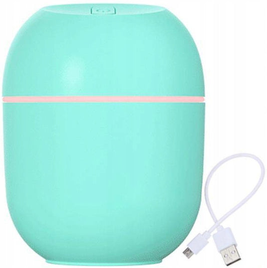 Mini LED oro drėkintuvas aromaterapijai su šviesos terapija