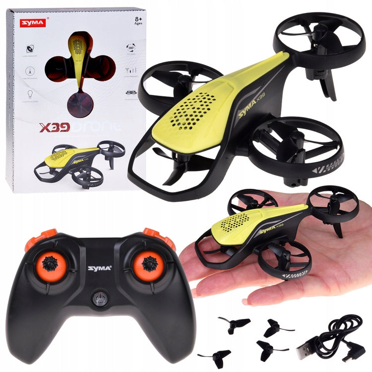 Mini dron SYMA X39 4 ašių akrobatikos dronas su pultu 2.4GHz