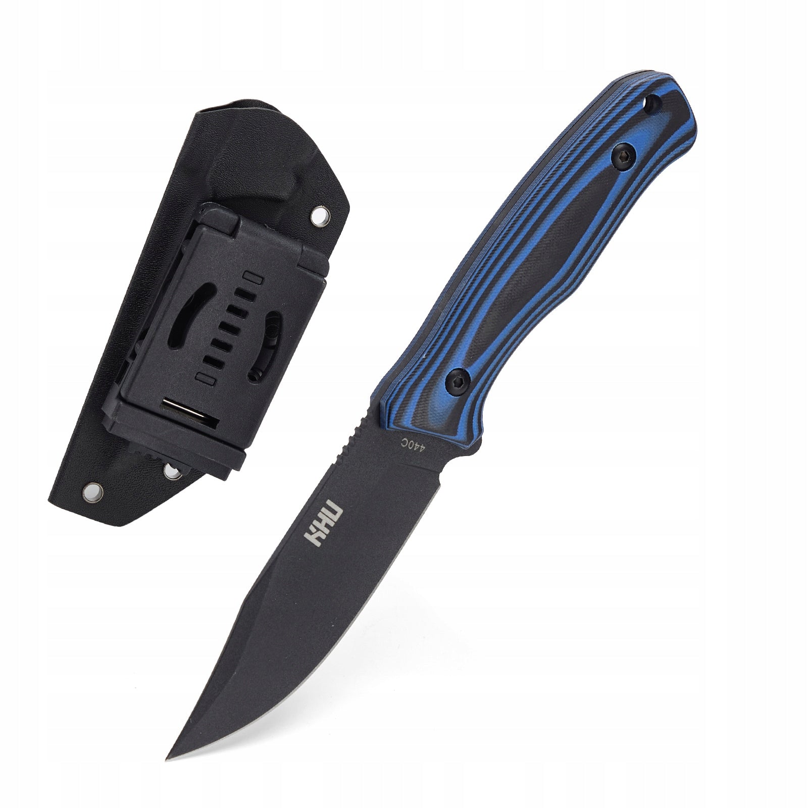 Išgyvenimo peilis EDC 440C plienas su dėklu Kydex