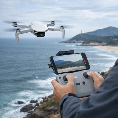 DJI Mini 4K Dronas su 4K Kamera ir RC Valdikliu