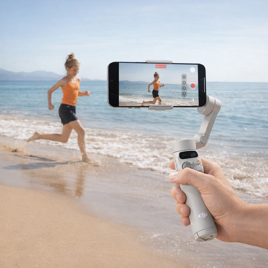 DJI Osmo Mobile 7 telefono stabilizatorius (gimbal)