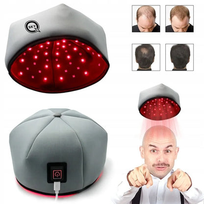 Plaukų augimą skatinanti LED kepurė su raudonos šviesos terapija (660–850nm)