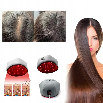 Plaukų augimą skatinanti LED kepurė su raudonos šviesos terapija (660–850nm)