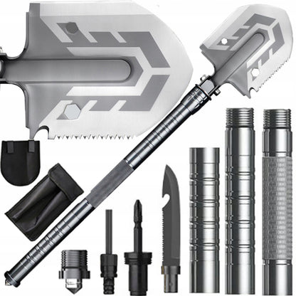 Karinė sulankstoma saperka 10in1 multitool taktinė