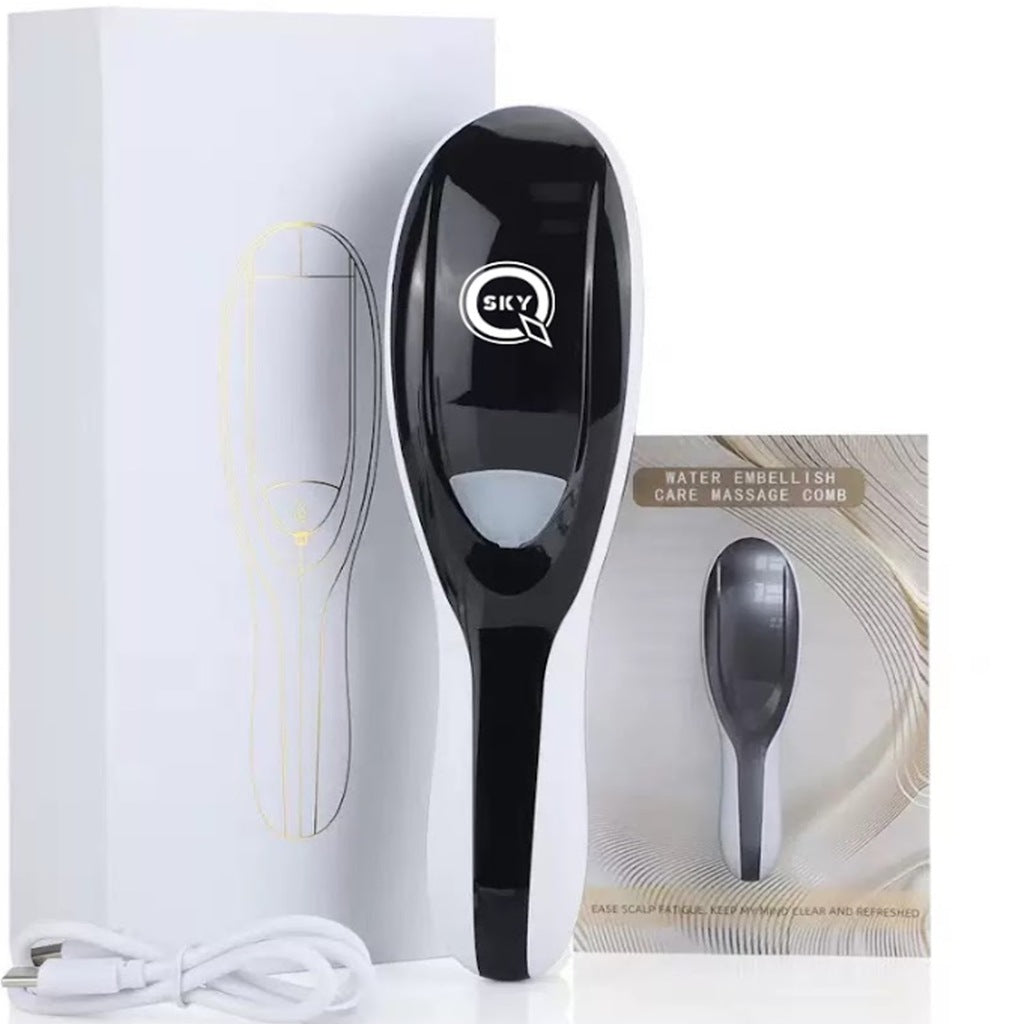 QSKY LED plaukų terapijos šepetėlis – stipresniems, greičiau augantiems plaukams