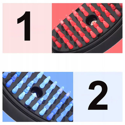 QSKY LED plaukų terapijos šepetėlis – stipresniems, greičiau augantiems plaukams