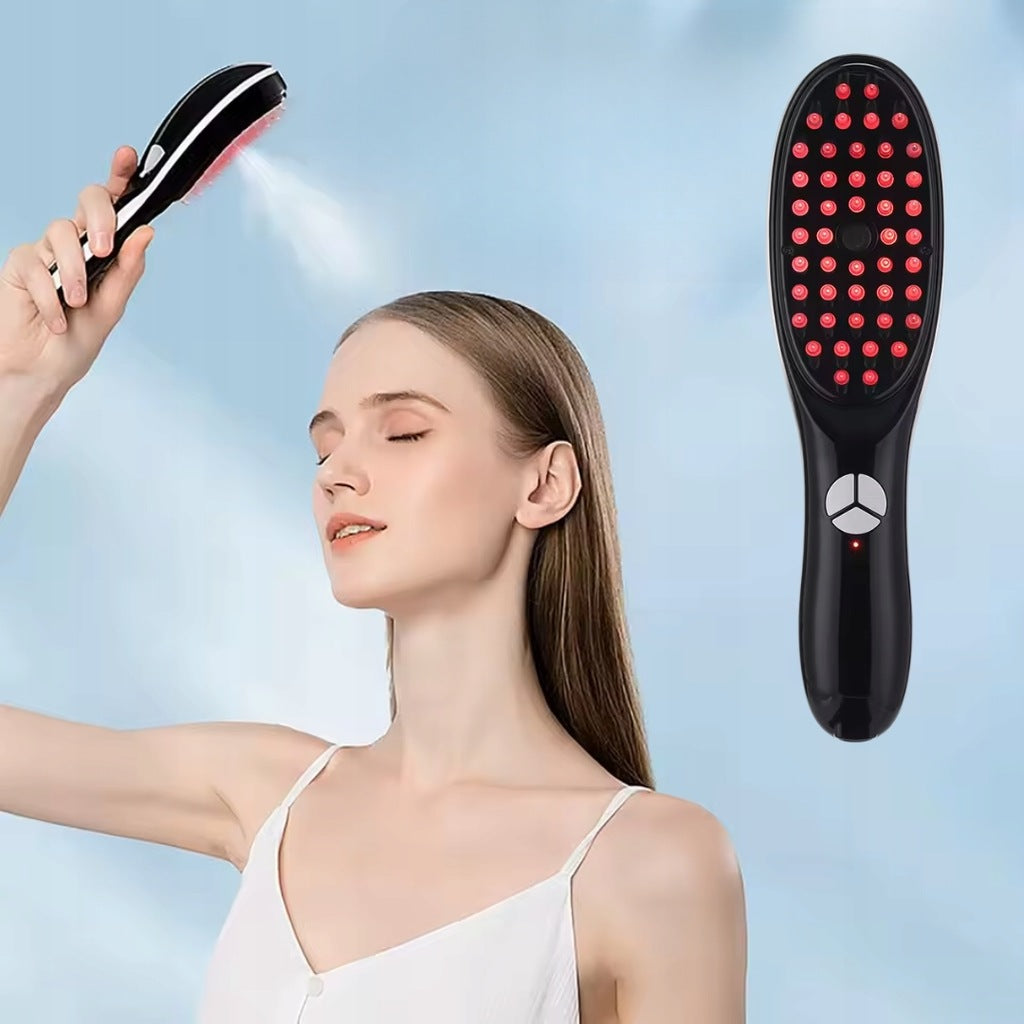 QSKY LED plaukų terapijos šepetėlis – stipresniems, greičiau augantiems plaukams