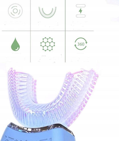 360 laipsnių ultragarsinis dantų šepetėlis (U formos)