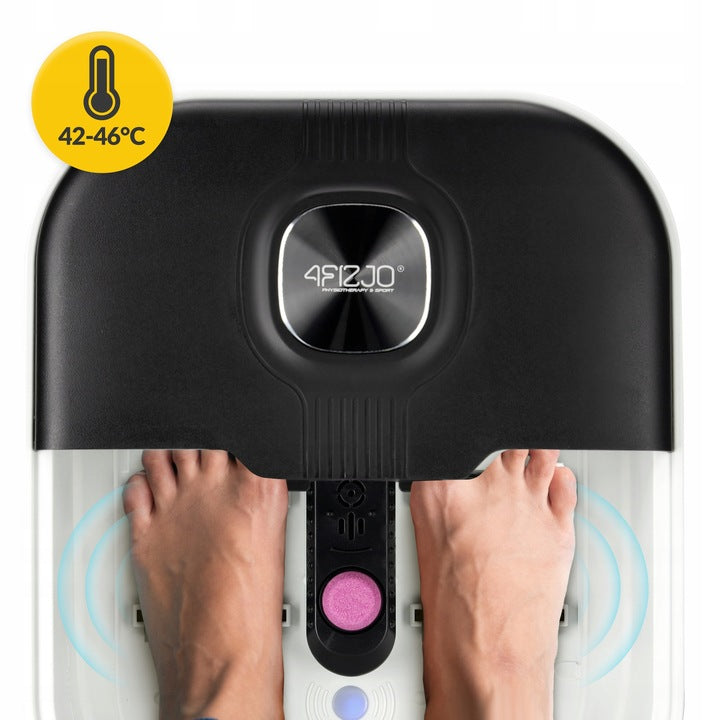 Vandens pėdų masažuoklis su burbulais ir šildymu – 4FIZJO