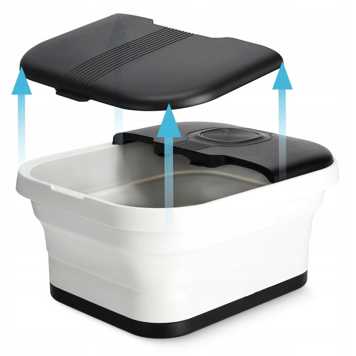 Vandens pėdų masažuoklis su burbulais ir šildymu – 4FIZJO