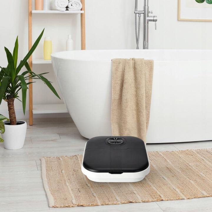 Vandens pėdų masažuoklis su burbulais ir šildymu – 4FIZJO