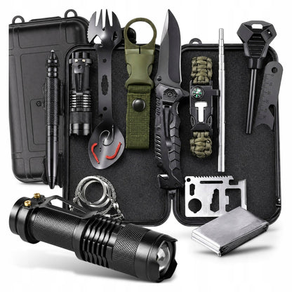 NEO TOOLS išgyvenimo rinkinys 14in1 su dėklu