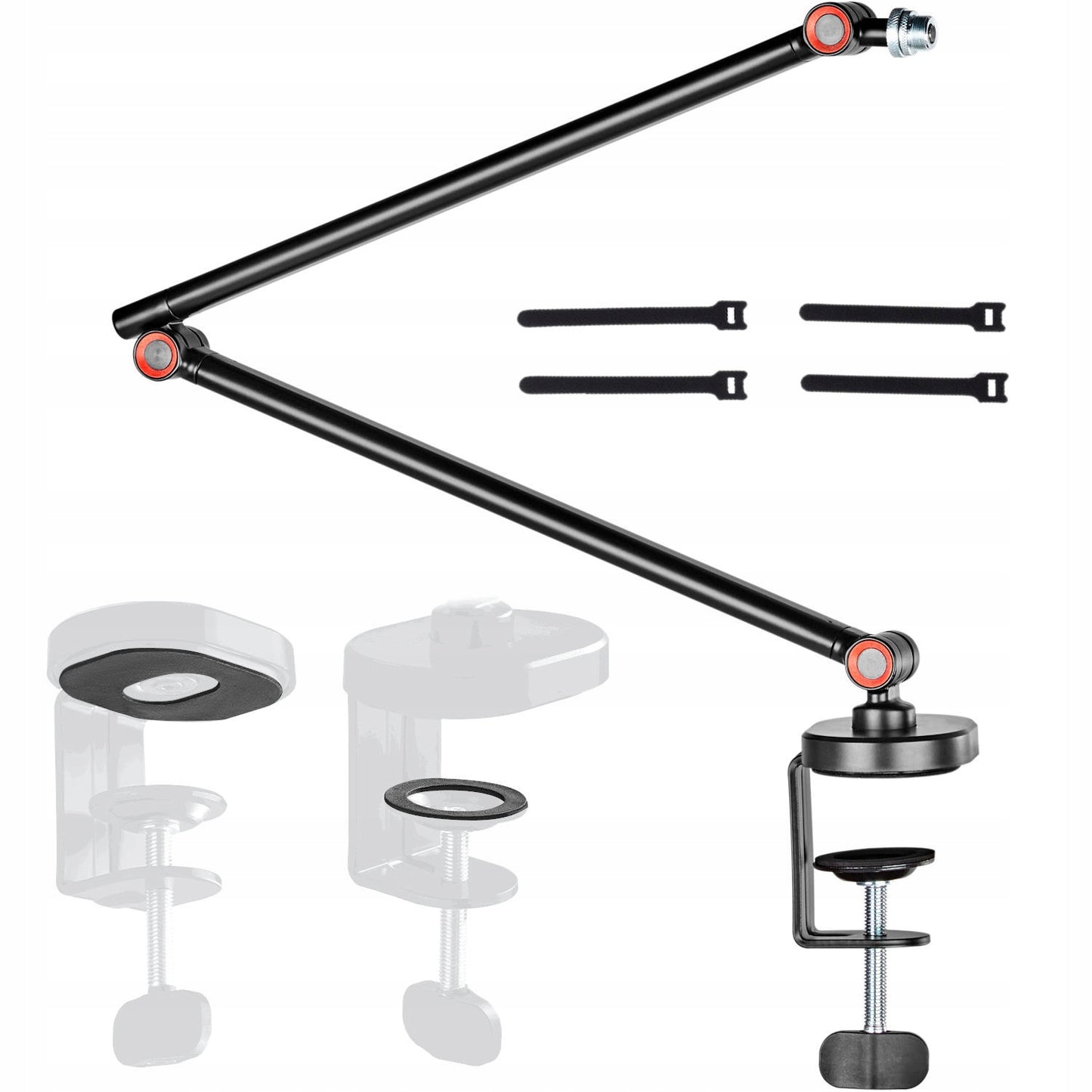 Mikrofono stovas krokodilo lankstus stalo Boom arm 80cm