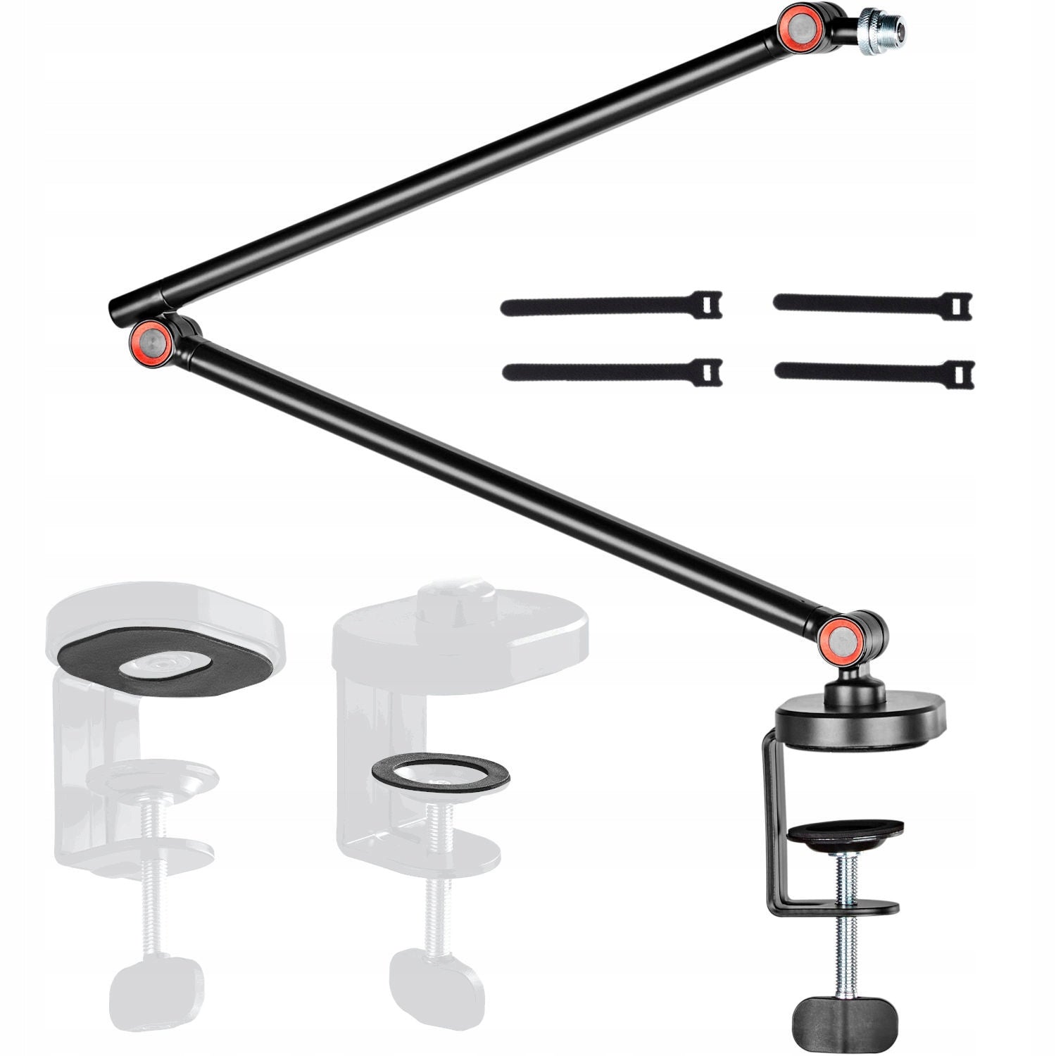 Mikrofono stovas krokodilo lankstus stalo Boom arm 80cm