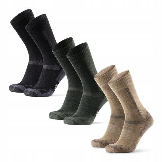Žygio kojinės merino vilna 3 poros anti-blisters žygiams