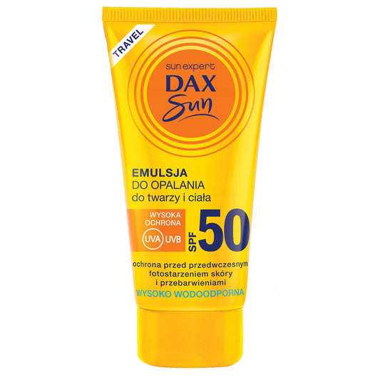 Kelioninis saulės apsaugos kremas SPF 50+ vandeniui atsparus 100ml