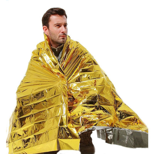 Terminė antmūšinė gelbėjimo antklodė su gyvenimo folija