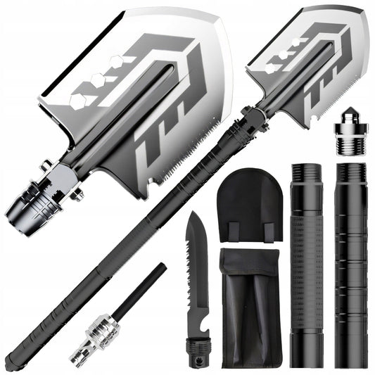 Daugiafunkcis išgyvenimo kastuvas 6in1