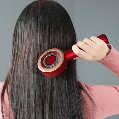 Regeneruojantis galvos odos masažinis šepetys šviesos terapijai plaukų augimui