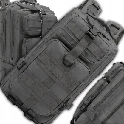 Karinė taktinė kuprinė turistams – 38 l talpa, atspari vandeniui