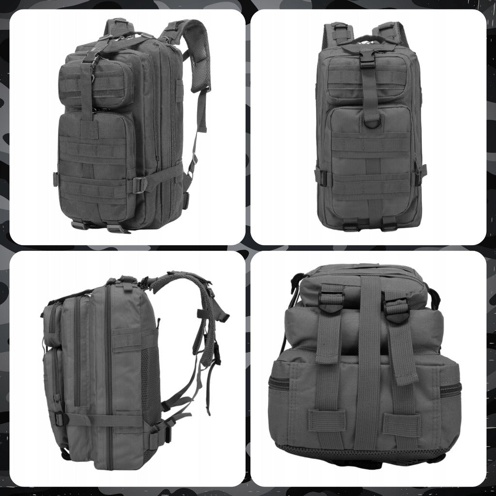 Karinė taktinė kuprinė turistams – 38 l talpa, atspari vandeniui