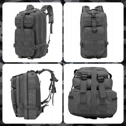 Karinė taktinė kuprinė turistams – 38 l talpa, atspari vandeniui