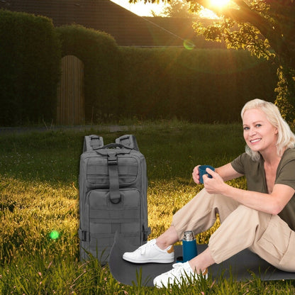 Karinė taktinė kuprinė turistams – 38 l talpa, atspari vandeniui