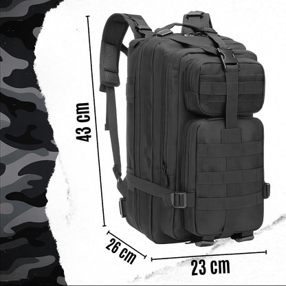 Karinė taktinė kuprinė turistams – 38 l talpa, atspari vandeniui
