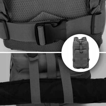 Karinė taktinė kuprinė turistams – 38 l talpa, atspari vandeniui