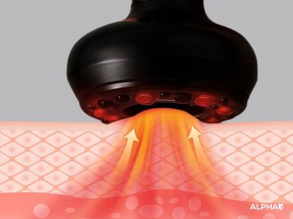 Electric Chinese bubble 3in1 Alpha AMC-02 – masažuoklis su šildymu ir slėgio reguliavimu