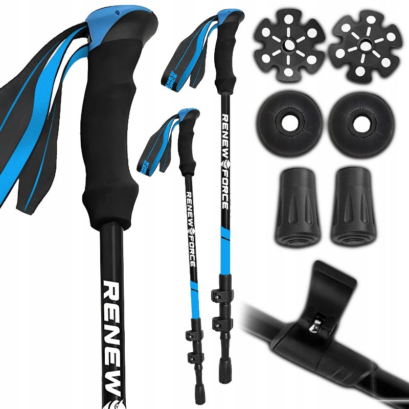 Sulankstomi Nordic Walking lazdos 2vnt reguliuojamos